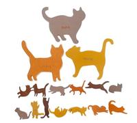 ibasenice Educational Wooden Cat Stacking Blocks for Balanced Animal Building for Early Learning Fine Motor Skills Development Portable Montessori Puzzle for Festival