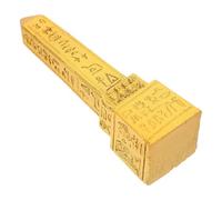 ibasenice Egyptian Obelisk Decoration Egyptian Adornment Resin Small and Delicate Creative Design Workmanship Practical Long-term Usage Golden Colour for Home