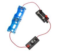 ibasenice Electric Circuit Experiment Kit DIY Science Electrical Circuits with Bulbs Switches and Wires for Elementary School Stem Learning and Physics Education