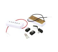 ibasenice Electric Guitar Pickup White Musical Instrument Pickup Bridge for Electric Guitar Replacement