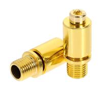 ibasenice Electric Guitar Tremolo Arm Socket Metal Guitar Tremolo Arm Jack Replacement Part Dual Rocker Bridge Black 2Pcs