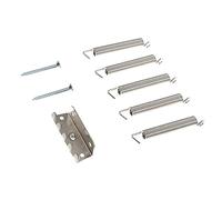 ibasenice Electric Guitar Tremolo Springs Set Tremolo Bridge Spring Lightweight Portable for Most Guitars Stainless Steel Silver