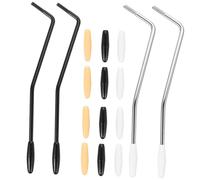 ibasenice Electric Guitar Whammy Bar Replacement Thread Metal Tremolo Arm Caps Easy to Adjust Tension