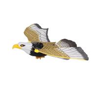 ibasenice Electronic Flying Bird with Flashing Lights Hanging Eagle Design Without Battery Interactive S to Stimulate Curiosity and Promote Bonding