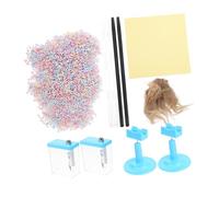 ibasenice Electrostatic Induction Physics Experiment Kit for Interactive Plastic Stick Friction Learning Safe Hands Science Teaching Set for Classroom and Home Stem Activities Random Color