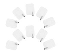ibasenice Electrostatic Stickers Pet Material 10pcs Reusable Film for Dashcam Windshield Mounting for Vehicle Car Security Camera Accessories