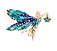 ibasenice Elegant Fairy Brooch Pin Premium Alloy Decorative Lapel Pin for Women S Suits Shawls Coats Delicate Design Bright Color Secure Fit for Daily Wear Birthday Performances Dating