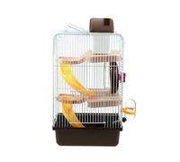 ibasenice Elegant Hamster Cage Castle Layers Plastic Hamster Cages Pet House Chinchilla