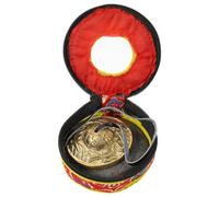 ibasenice Elegant Meditation Cymbal Bell Made of Materials for Yoga and Mindfulness Sessions Random Color