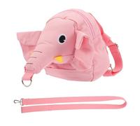 ibasenice Elephant Toddler Backpack with Leash for Girls Soft Lightweight Cotton Material for Park and Zoo Walking Safety Harness