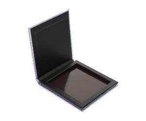 ibasenice Empty Magnetic Eyeshadow Palette with Mermaid Scales Pattern, Lightweight Cardboard Makeup Tray for Travel and Professional Beauty Shops, Easy to Use DIY Eye Shadow Storage