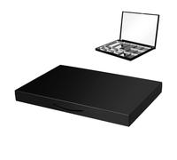 ibasenice Empty Makeup Palette Magnetic Makeup Palettes Sturdy Construction Magnetic Base Square-shaped Abs Material with Mirror for Travel and Business Trips