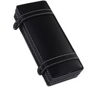 ibasenice Empty Pen Organizer Pen Box Black Pu Material Delicate Style Anti-Scratch Strong and Reliable Multi-Functional Case for Business Events
