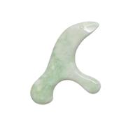 ibasenice Ergonomic Jade Foot Massage Stick for Acupoint Scrapping Portable Muscle Relief Tool Labor-Saving Design for Travel and Home Use