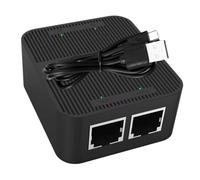 ibasenice Ethernet Splitter to Adapter for Network Sharing Mbps High-speed Ethernet Extender Durable Design for Home Office Use Easy Connection for Dual Devices