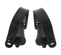 ibasenice Exercise Bike Pedals with Straps Indoor Exercycle Pedals Pp Black Anti-slip Surface Easy Installation for Recumbent Cycling Bike Home Gym and Gym
