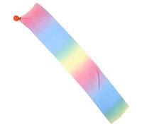 ibasenice Exercise Streamer Ball High Flexibility Gymnastic Ribbon Ball for Tai Chi Fitness Soft Cloth Material Lightweight Design Colorful Fun for Competitions and Routines