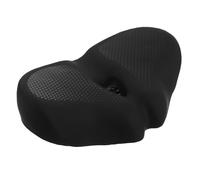 ibasenice Extra Wide Mountain Bike Saddle Cushion for Men, Comfortable Shockproof Pu and Sponge Bicycle Seat with Ergonomic Design, Waterproof and Stable Riding for Commuting and Rough Roads