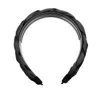 ibasenice Fabric Wrapped Headband Twisted Headband Retro Cloth Black Hair Accessory for Women and Ladies, Concerts and Party