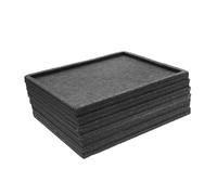 ibasenice Felt Puzzle Sorting Tray Multifunctional Puzzle Board Organizer 1000 Pieces Deep Grey 30x24cm Set of 6 Reusable Beads Storage and Hobbyists