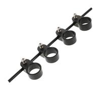 ibasenice Finger Expandable Tool for Guitar and Piano with Adjustable Screw and Elastic Connecting Rod, Finger Trainer and Exerciser for Adults and Beginners, Black Guitar Training