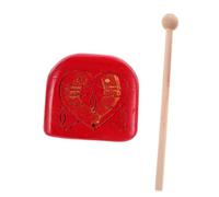 ibasenice Fish Musical Instrument Percussion Chime for Temple Block Drum Accessories Enhance Rhythm Hand Clapper Kit for Adults and Boys and Girls