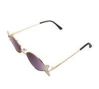 ibasenice Fish Shaped Sunglasses for Adults Unisex Hawaiian Style with Multiangled PC and Metal Frame, Ocean Themed Novelty Eyewear that Blocks Harsh Light and Increases Color Contrast