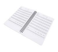 ibasenice Fitness Planning Notebook Workout Journal with Sturdy Spiral Binding for Easy Tracking Portable Gym Agenda Notepad for Weekly Reviews Fitness Enthusiasts
