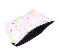 ibasenice Flamingo Convenient with Polyester and Carry to Material, Easy Cosmetic Bag Portable Makeup Pouch Access, for Women Outdoor Travel and Camping