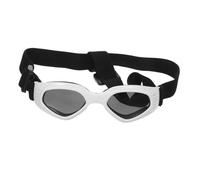 ibasenice Foldable Dog Sunglasses with Adjustable Straps Protective Pet Goggles for Small Medium Large Breeds Lightweight Eyewear for Wind and Rain Outdoor Activities