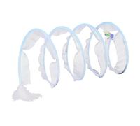 ibasenice Folded Cat Tunnel Interactive Kitten Plaything for Cats Fun Scratch and Play Activity for Home Exercise and Entertainment