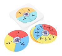ibasenice Fraction Pie Puzzle Educational Math Tool Kit Fraction Resources Fraction Circles for Boys and Girls Learning Random