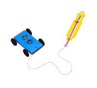 ibasenice Friction Wheel Science Experiment Kit for Physics Learning DIY Educational to Explore Basic Friction Force and Develop Analytical Skills Suitable for Stem Activities Random Color