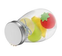 ibasenice Fruit Shaped Makeup Blender Sponges 4Pcs Soft Beauty Eggs for Liquid and Powder Foundation Dry and Wet Use Pear Strawberry Avocado Lemon for