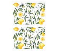 ibasenice Fruit Wall Decals 13.8X9.8 Inch PVC Decorative Stickers for Nursery Kids Room Kitchen Bathroom Indoor Wall Art