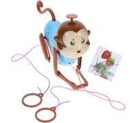ibasenice Funny Monkey Manual Pulling Climbing Plaything for Random Color Engaging Outdoor Fun Promotes Social Interaction and Coordination