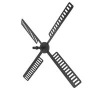 ibasenice Garden Windmill Leaf Plastic Blades Outdoor Windmill Part Waterproof Resin Accessories for Patio Lawn Garden Decoration