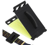 ibasenice Ghs Fast Fret Guitar String Cleaner Reusable Black Plastic Tool for String Instruments and Fretboard Cleaning, Easy to Operate Guitar Maintenance Accessory