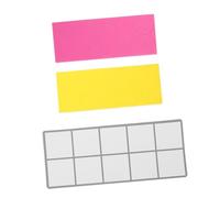 ibasenice Giant Foam Ten Frames with Magnetic Counters Magnetic Ten Frame Boards for Early Math Learning Classroom Manipulatives for Number Counting Addition and Subtraction Practice