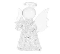 ibasenice Glass Hanging Angel Ornament Unique Adorable Lightweight Home Hanging Decor Easy to Carry Beautiful Wedding Birthday Party Decoration