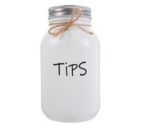 ibasenice Glass Piggy Bank for Adults Money Saving Box Practical Container for Tips and Savings Easy to Clean Sturdy Design for Home and Business Use