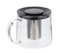 ibasenice Glass Teapot High Borosilicate Material with Removable Tea Infuser and Easy to Clean Sturdy Tea Pot Suitable for Home Use and Cafes for Loose Leaf
