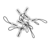 ibasenice Glow in The Dark Zipper Pull Tabs Tpu Luminous Removable DIY Zipper Fixers for Backpack Coats Luggage 10 Pieces Set for Outdoor Gear Repair