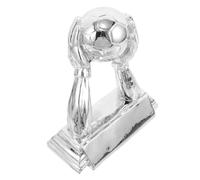 ibasenice Goalkeeper Trophy Silver Resin Soccer Award for Youth Leagues School Events Multipurpose Soccer Award Cup Celebrating Excellence and Team Spirit Office and Fan Birthday Gift