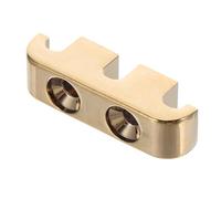 ibasenice Gold Electric Bass Head Retainer String with Mounting Screws Secure String Locking for Stable Tuning Broad Compatibility for Various Bass Guitar Models Elegant Musical Instrument