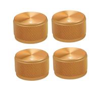 ibasenice Gold Guitar Knobs 4pcs Amplifier Knobs Tone Control Easy to Install Guitar Tuners
