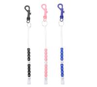 ibasenice Golf Manual Score Wear-resistant 3pcs Counters Plastic with Beads Stroke Tracker for Portable and Easy-to-use Golf Scoring Solo Practice Tournament Use