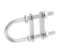 ibasenice Grade Stainless Steel U Bolt Pad Eye for Boat Stern and Bow Heavy-duty Tie Down Hardware with Flanges for Deck Fastening Fixed Pad Eye Bolt for Yacht and Industrial Watercraft