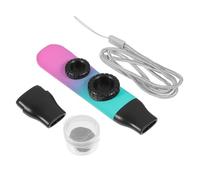 ibasenice Gradient Color Double Hole Kazoo with Adjustable High Low Tones, Small Lightweight Musical Instrument for Boys and Girls and Adults, Easy to Learn Mouth Kazoo for Performance
