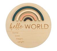 ibasenice Growth Cards Newborn Photo Prop Announcement Signs for Boy Girl Shower Capture Precious Memories for Parents